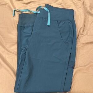 Figs Women's Pants in Teal Blue